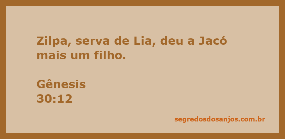 Zilpa, serva de Lia, dá à luz mais um filho para Jacó, representando a complexidade das relações familiares na Bíblia.