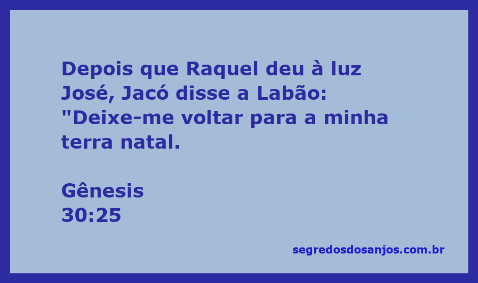Jacó pedindo permissão a Labão para voltar à sua terra natal após o nascimento de José.