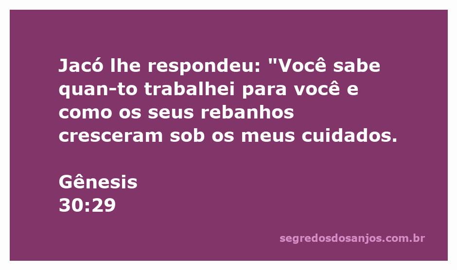 Jacó conversando com Labão sobre o crescimento de seus rebanhos