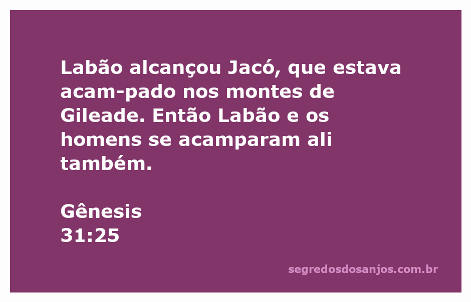 Labão alcançando Jacó nos montes de Gileade, representando um momento tenso da história bíblica.