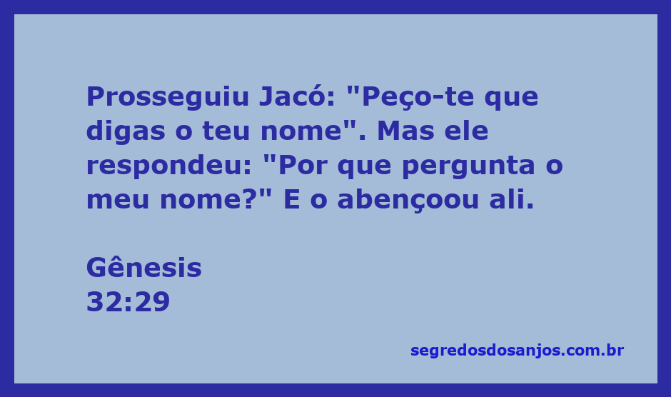 Jacó questiona a identidade do homem que o abençoou, representando um momento crucial de transformação.
