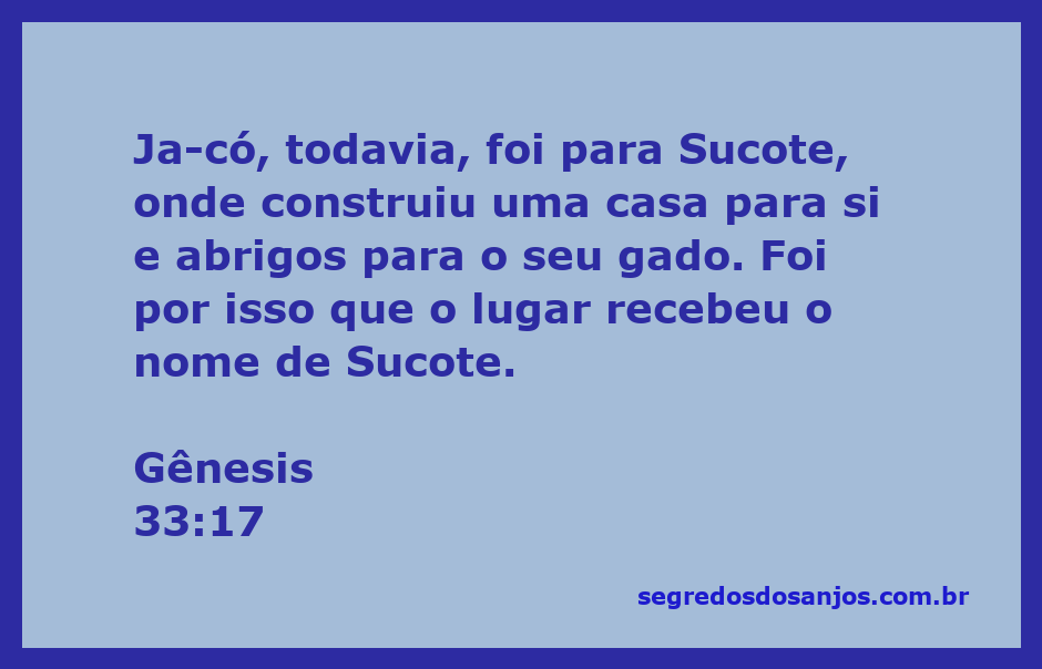 Imagem de Jacó construindo uma casa em Sucote, conforme Gênesis 33:17.