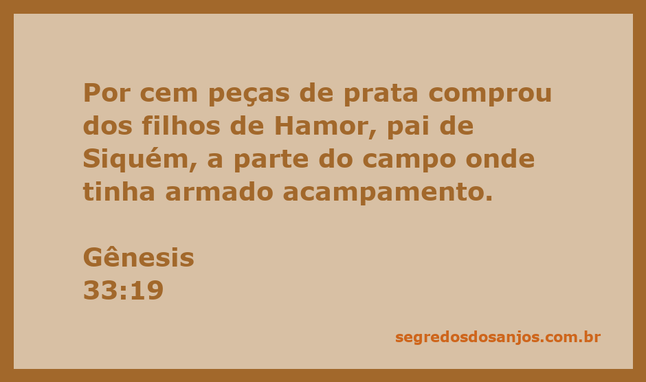 Imagem representativa da compra de um campo por Jacó em Gênesis 33:19, ilustrando a transação com os filhos de Hamor.