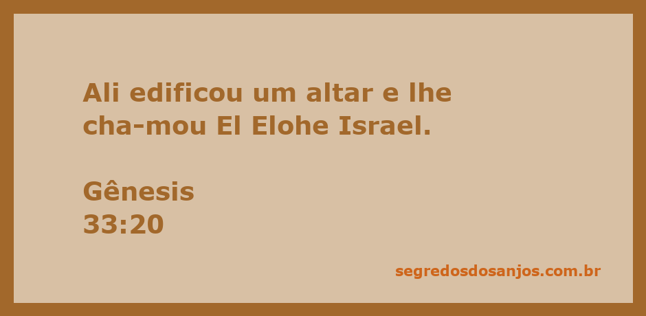 Imagem de um altar construído em homenagem a Deus, simbolizando a devoção de Jacó em Gênesis 33:20.