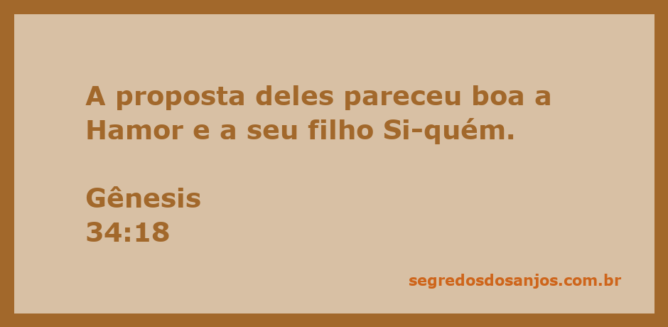 Hamor e Siquém discutindo a proposta de casamento com a filha de Jacó em Gênesis 34:18.