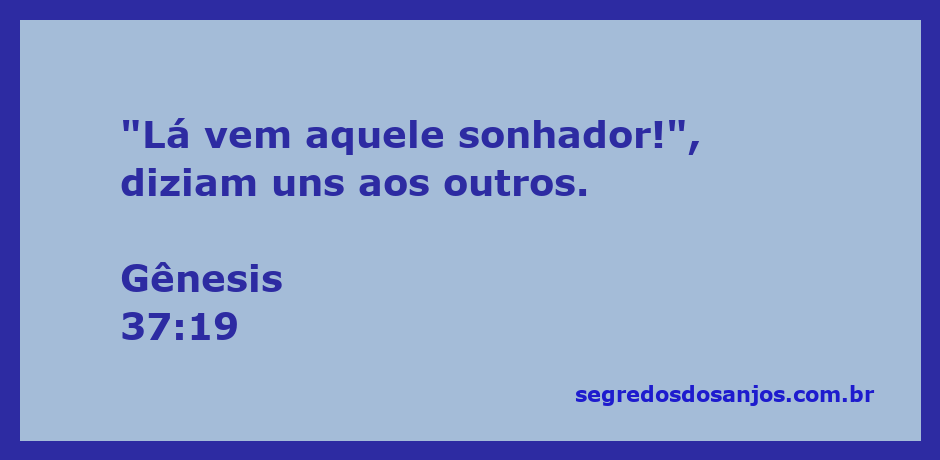 Ilustração de irmãos discutindo sobre José, o sonhador, baseada em Gênesis 37:19.