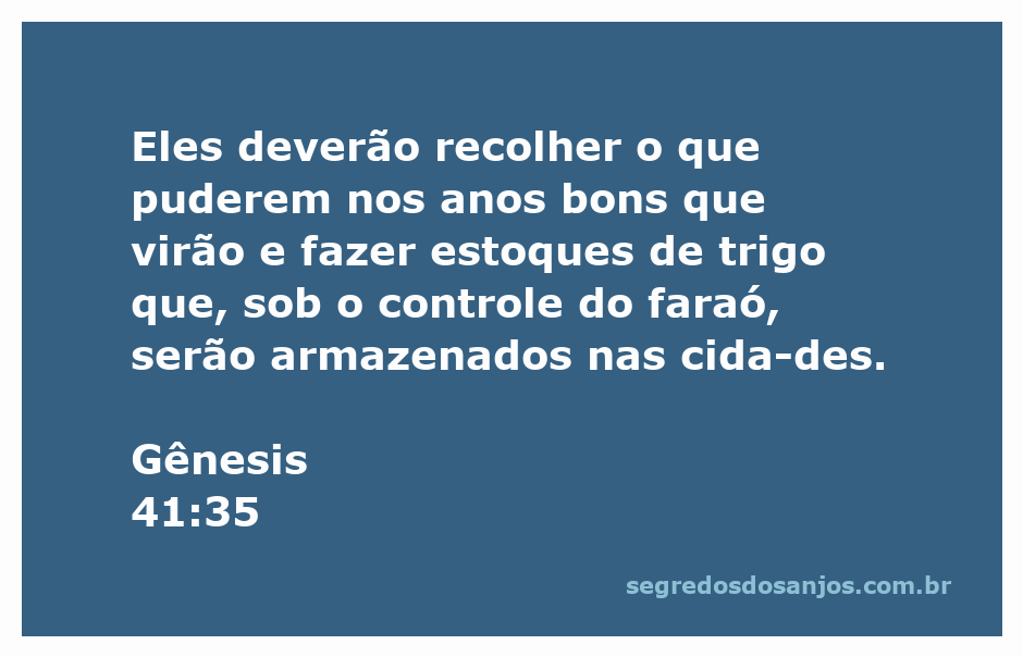 Imagem representando a armazenagem de trigo durante os anos bons, conforme Gênesis 41:35.
