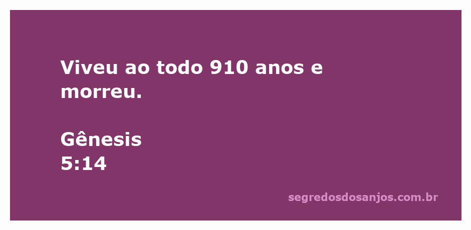 Representação artística da longevidade de Matusalém, que viveu 910 anos segundo Gênesis 5:14.