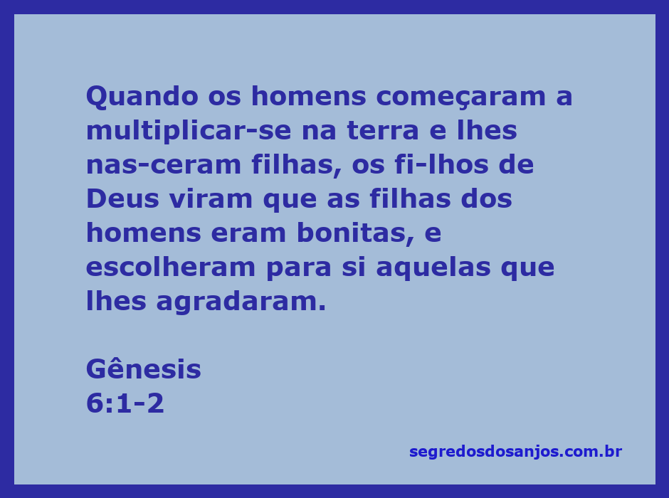 Ilustração que representa a passagem de Gênesis 6:1-2, onde os filhos de Deus observam a beleza das filhas dos homens.
