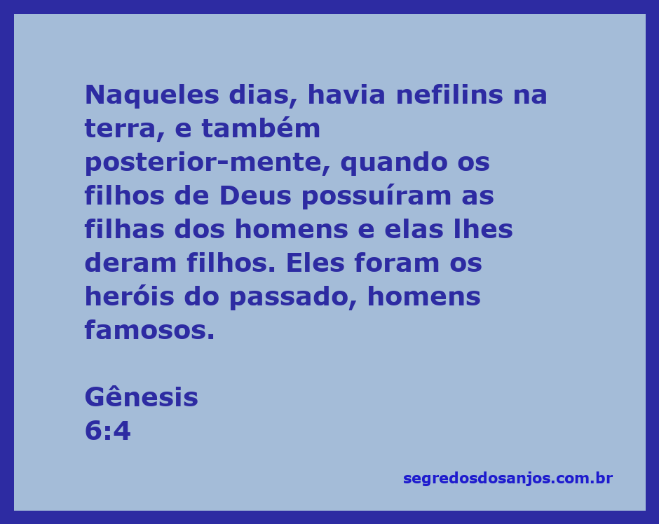 Imagem representando os nefilins mencionados em Gênesis 6:4, simbolizando a união entre os filhos de Deus e as filhas dos homens.