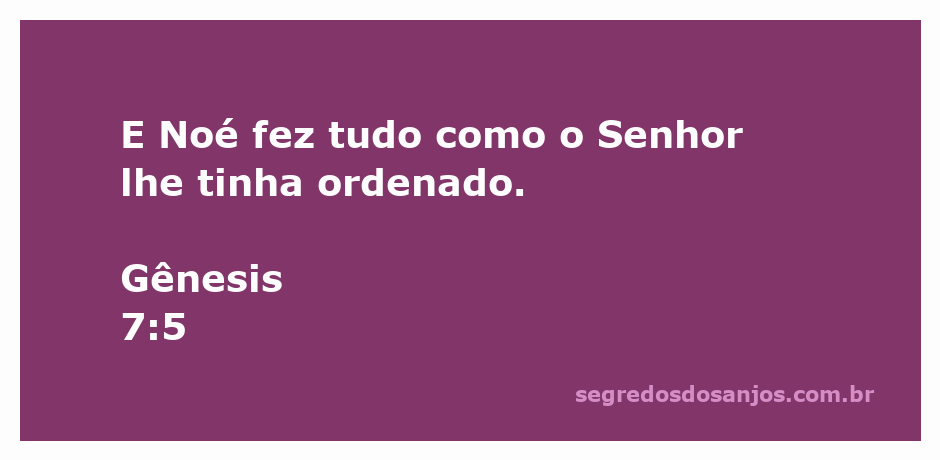 Noé obedecendo as ordens de Deus para construir a arca