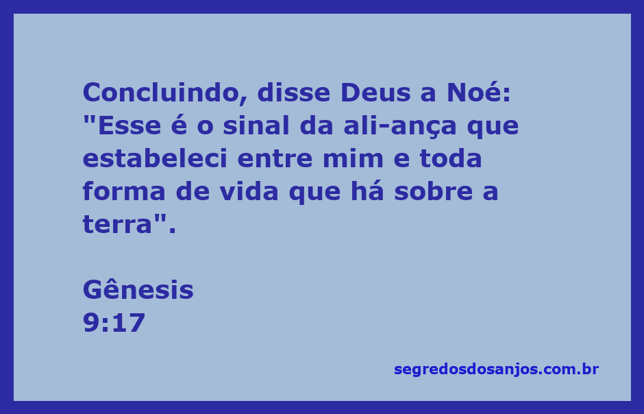 Arco-íris simbolizando a aliança de Deus com Noé e a criação