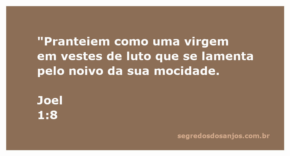 Imagem de uma jovem mulher vestida de luto, simbolizando tristeza e lamento, refletindo a passagem de Joel 1:8.