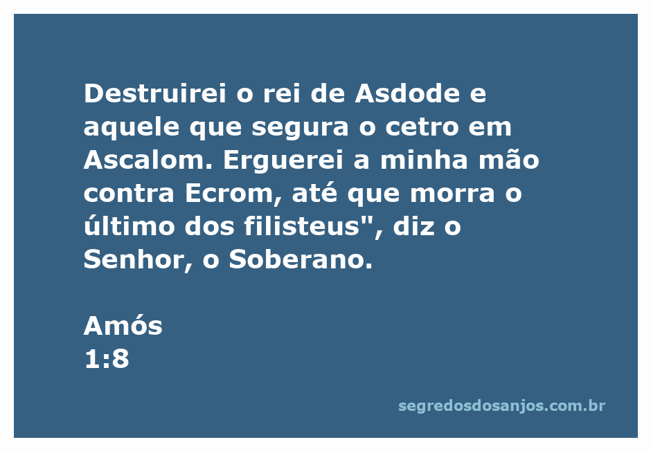 Imagem representativa da profecia de Amós sobre a destruição dos filisteus, com ênfase nas cidades de Asdode, Ascalom e Ecrom.