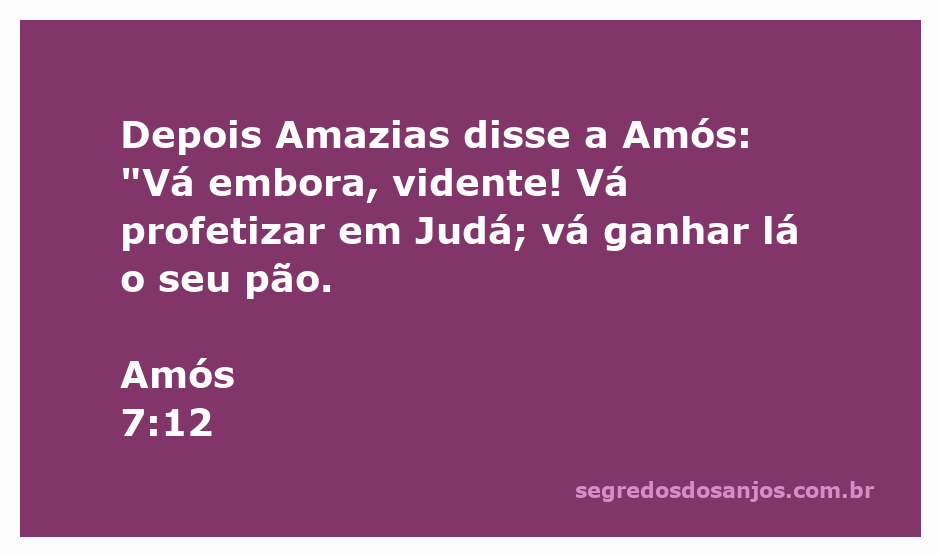 Imagem ilustrativa de Amós sendo confrontado por Amazias, com foco na tensão da profecia.