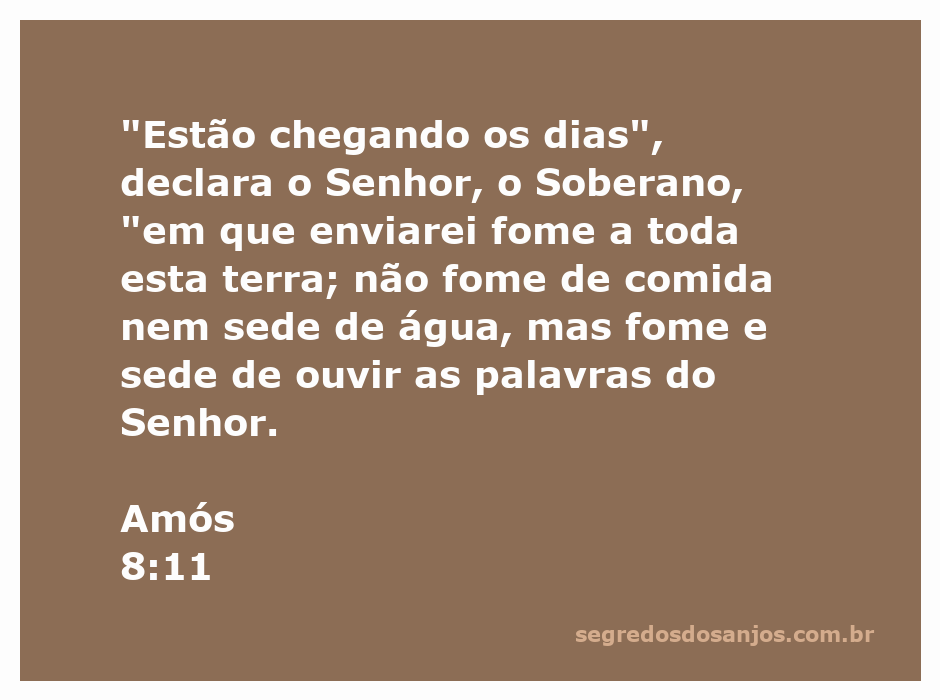 Ilustração representando a fome espiritual mencionada em Amós 8:11.