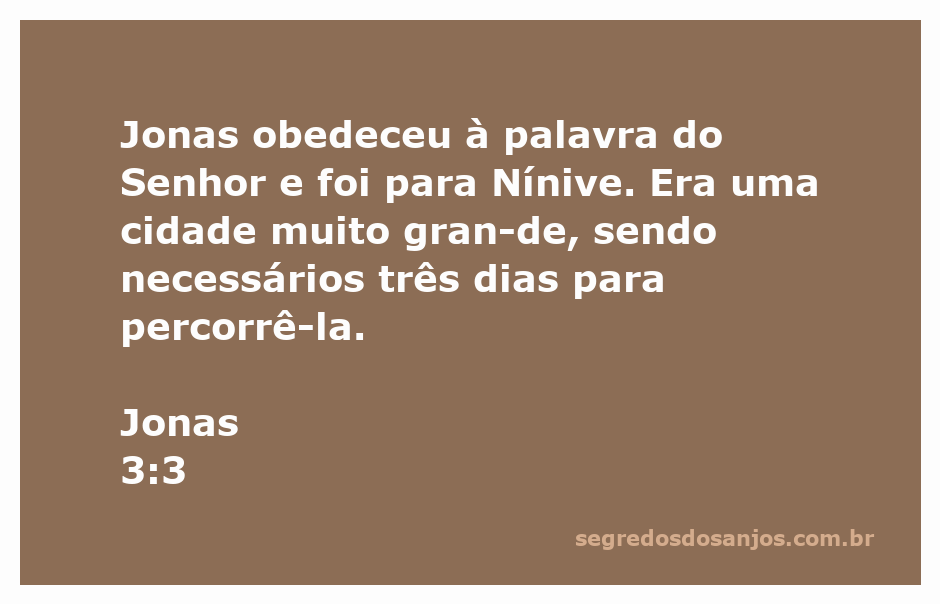 Imagem de Jonas iniciando sua jornada para a grande cidade de Nínive, representando obediência a Deus.