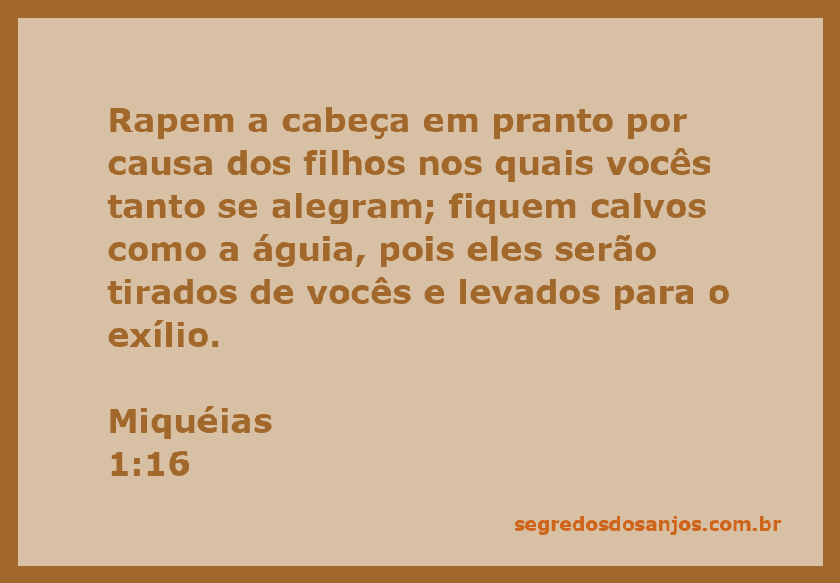 Ilustração de uma mãe em pranto, simbolizando a tristeza da perda dos filhos, com uma águia ao fundo representando a calvice e o exílio.