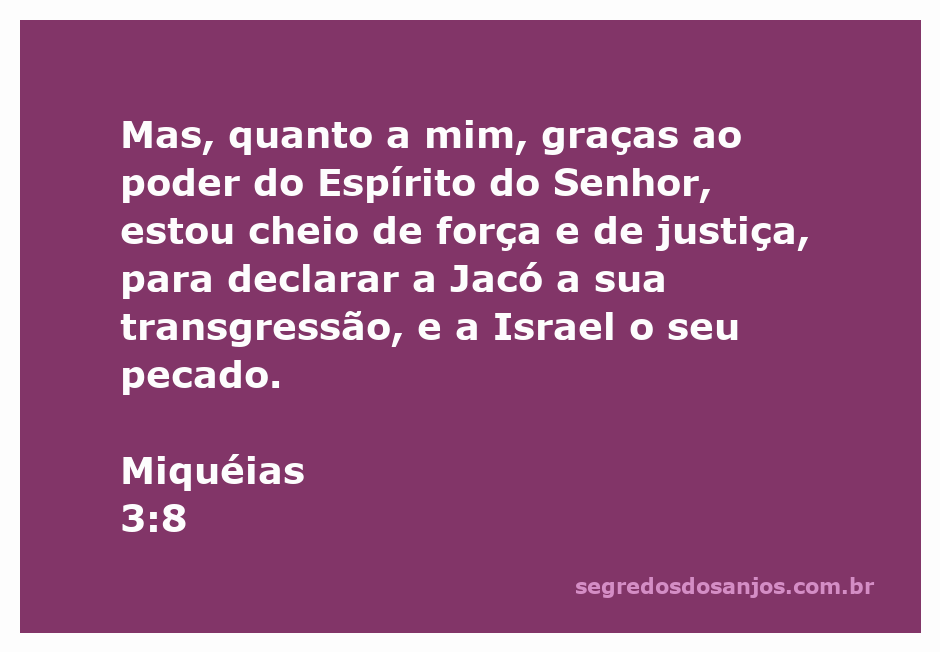 Imagem representando o profeta Miquéias proclamando a mensagem de Deus com força e justiça.