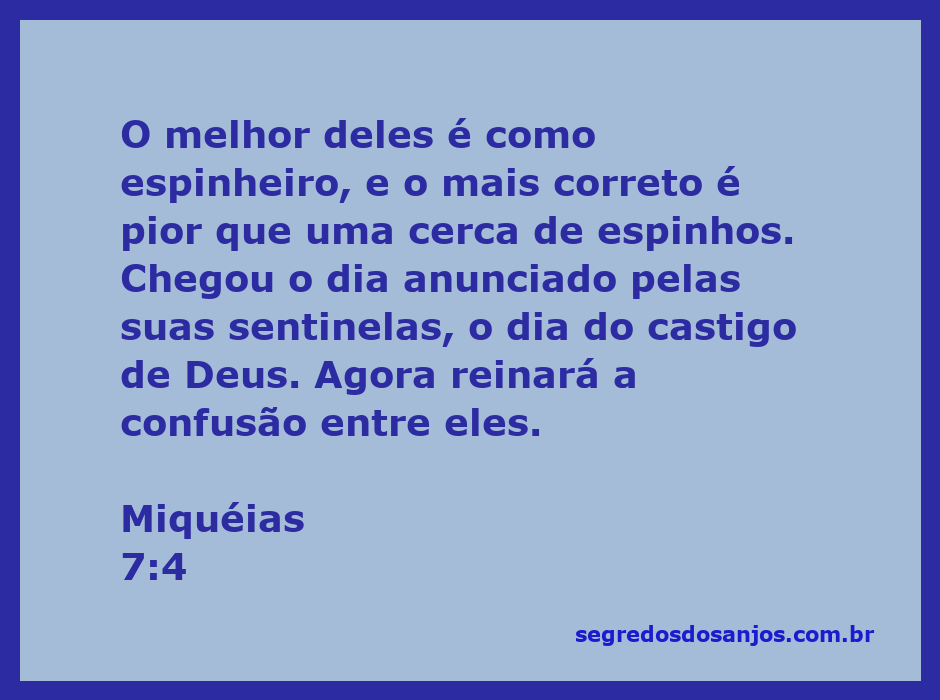 Ilustração representativa de Miquéias 7:4, simbolizando a confusão e o juízo divino