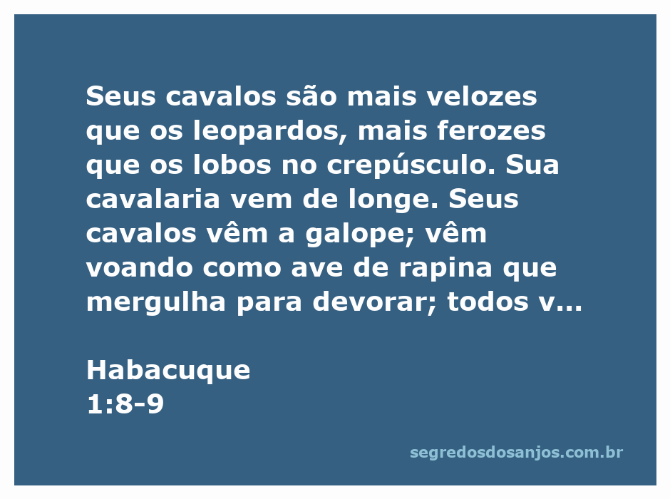 Imagem representando a força e a velocidade dos cavalos em Habacuque 1:8-9, simbolizando a violência e a ferocidade das hordas.