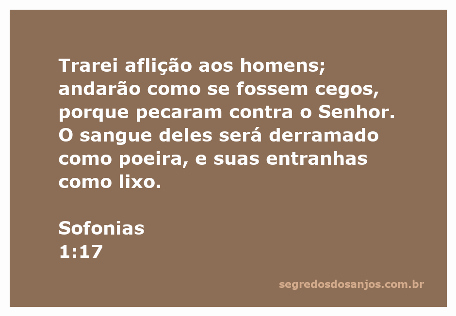 Imagem representando a aflição e cegueira espiritual conforme Sofonias 1:17.