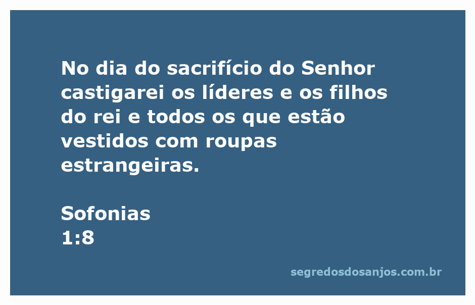 Ilustração do julgamento divino conforme Sofonias 1:8, mostrando líderes e nobres em roupas extravagantes.