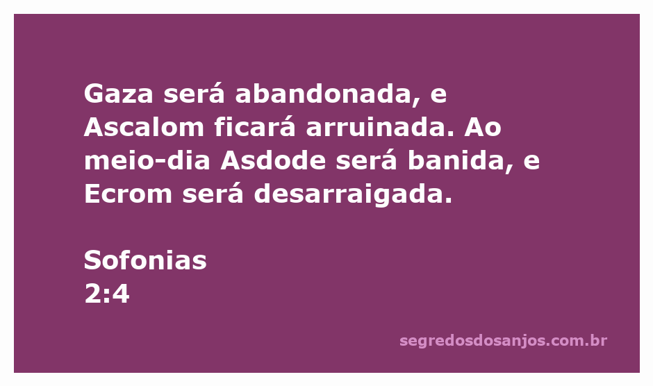 Imagem representativa da profecia de Sofonias 2:4, mostrando a cidade de Gaza e suas ruínas.