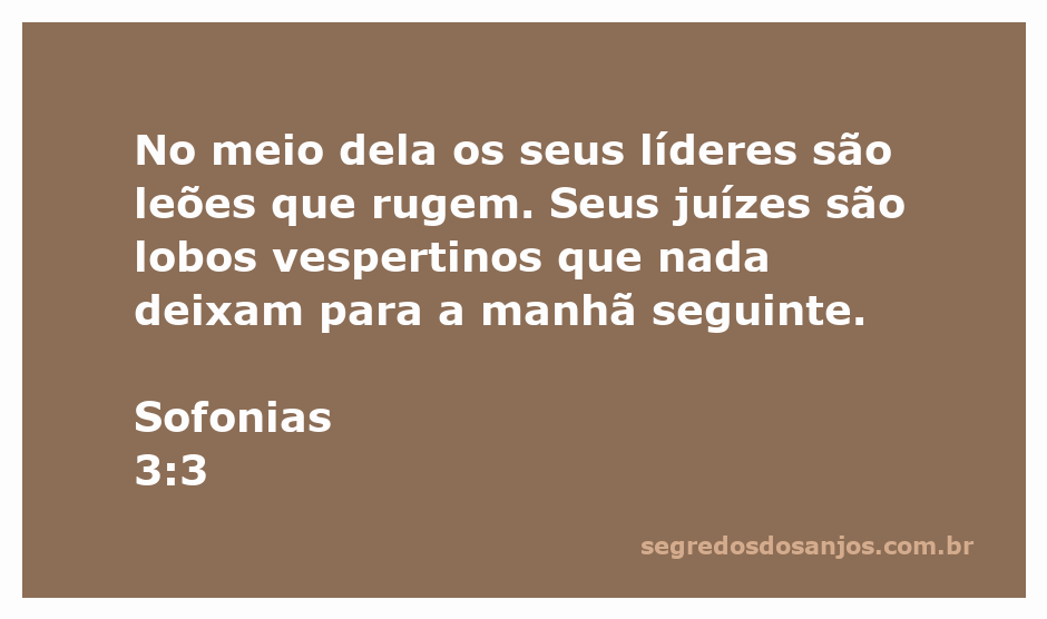 Imagem representativa dos líderes descritos em Sofonias 3:3, mostrando leões e lobos vespertinos.