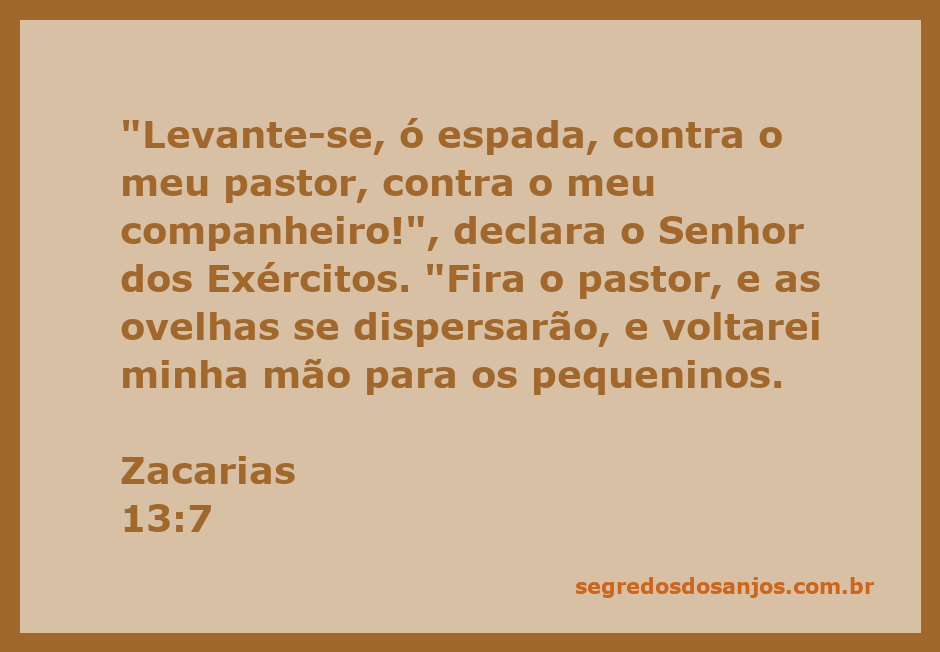 Imagem simbólica representando o versículo Zacarias 13:7, com uma espada levantada contra um pastor e ovelhas dispersas ao fundo.