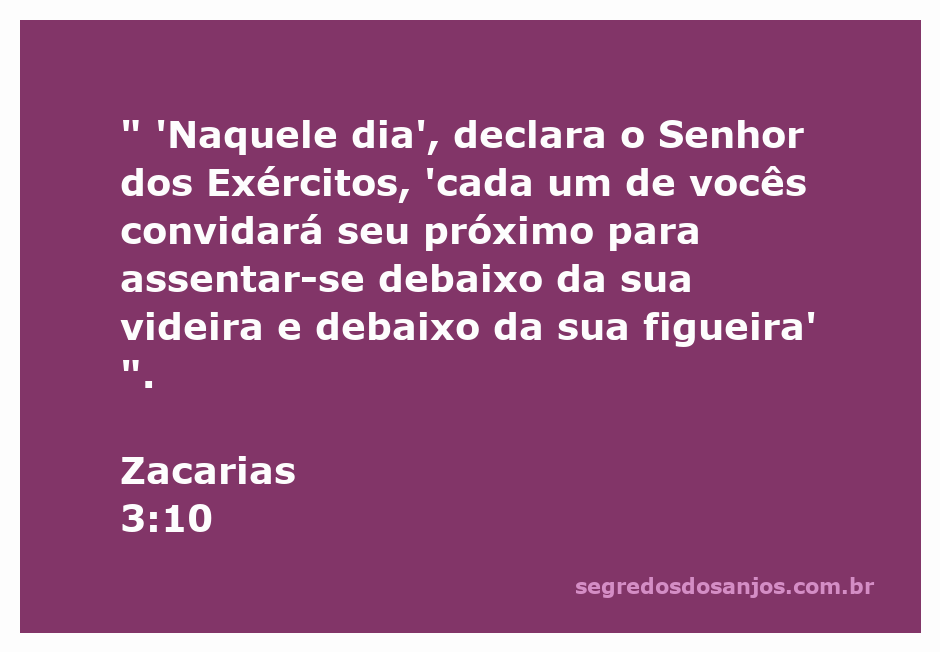Imagem inspiradora de pessoas se reunindo sob uma videira e uma figueira, simbolizando paz e comunhão.