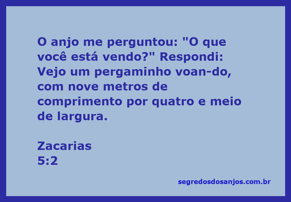 Imagem de um pergaminho voando, representando a visão de Zacarias 5:2 na Bíblia.