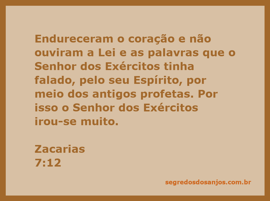 Imagem representativa do versículo Zacarias 7:12, mostrando a rejeição da Lei e das palavras de Deus pelos antigos profetas.
