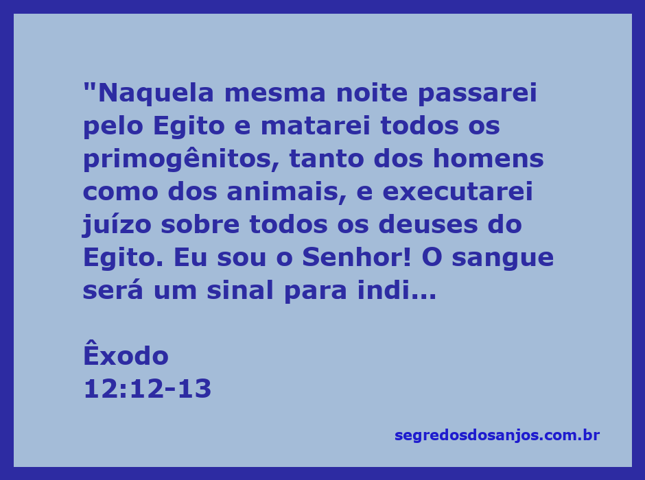 Representação da Páscoa judaica com o sangue do cordeiro na porta, simbolizando a proteção divina durante a praga do Egito.