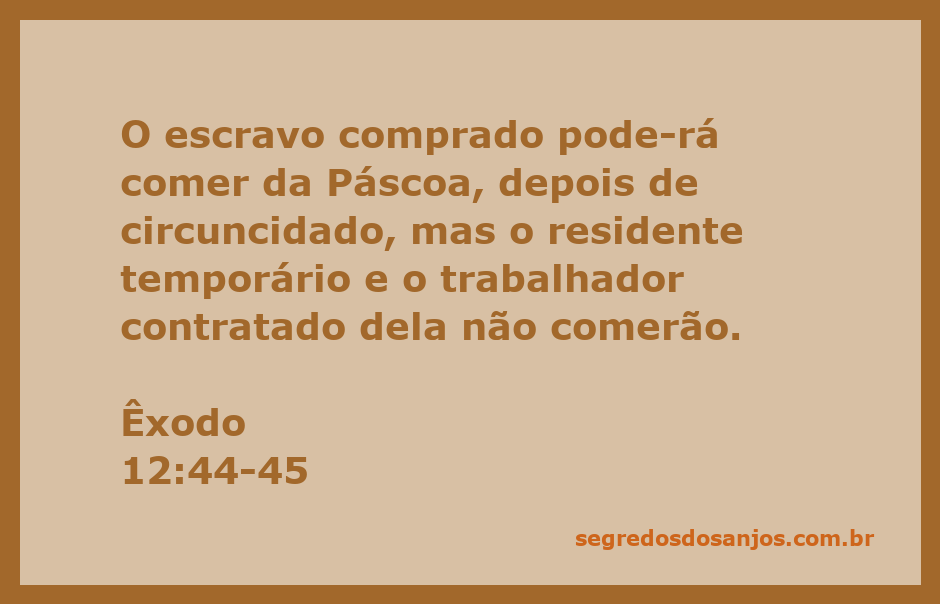 Um escravo circuncidado participa da Páscoa, representando inclusão e pertencimento na comunidade hebraica.