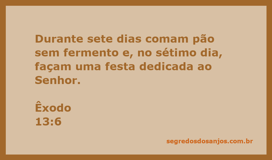 Pão sem fermento representando a celebração da Páscoa no Êxodo.