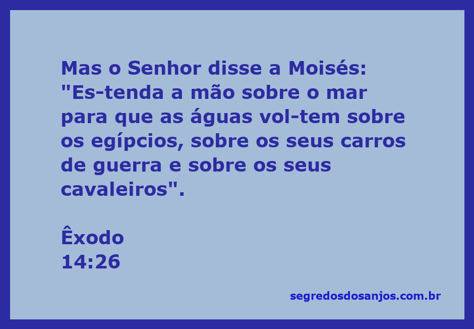 Moisés estendendo a mão sobre o mar, enquanto as águas retornam sobre os egípcios.