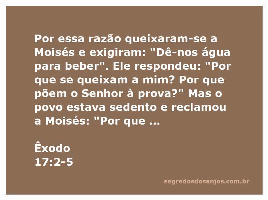 Moisés clamando ao Senhor enquanto o povo reclama por água no deserto, representando a luta pela sobrevivência e fé em Deus.