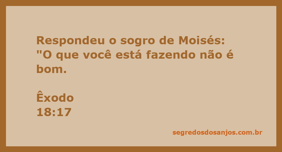 Moisés recebendo conselhos de seu sogro Jetro sobre a liderança e organização do povo de Israel.