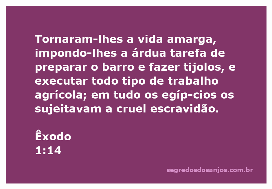 Imagem representativa da escravidão dos hebreus no Egito, destacando a dureza do trabalho com barro e tijolos.