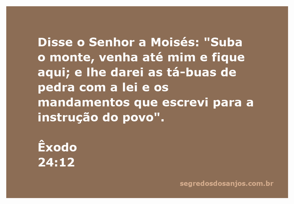 Moisés recebendo as tábuas da lei no monte Sinai