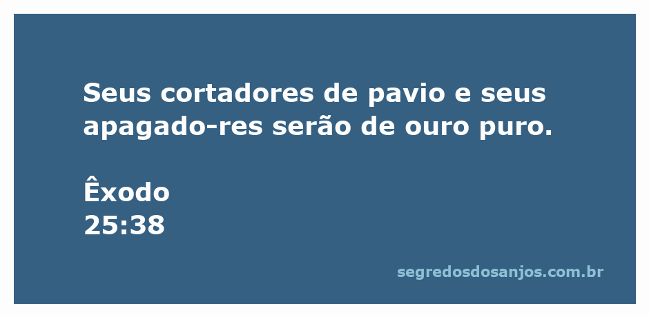 Imagem dos cortadores de pavio e apagadores de ouro puro mencionados em Êxodo 25:38.