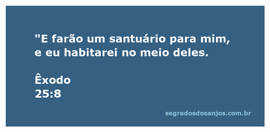 Imagem de um santuário simbolizando a presença divina conforme Êxodo 25:8