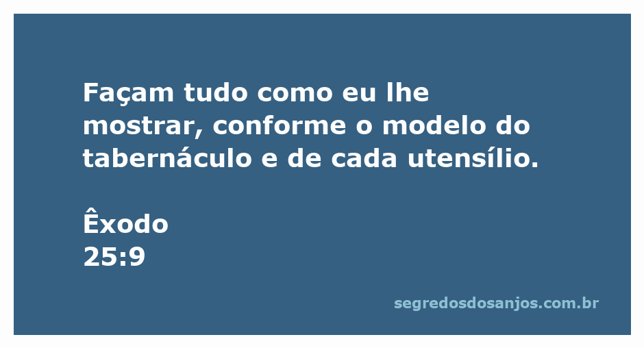 Imagem representativa do tabernáculo descrito em Êxodo 25:9, mostrando detalhes do design e utensílios conforme instruído por Deus.