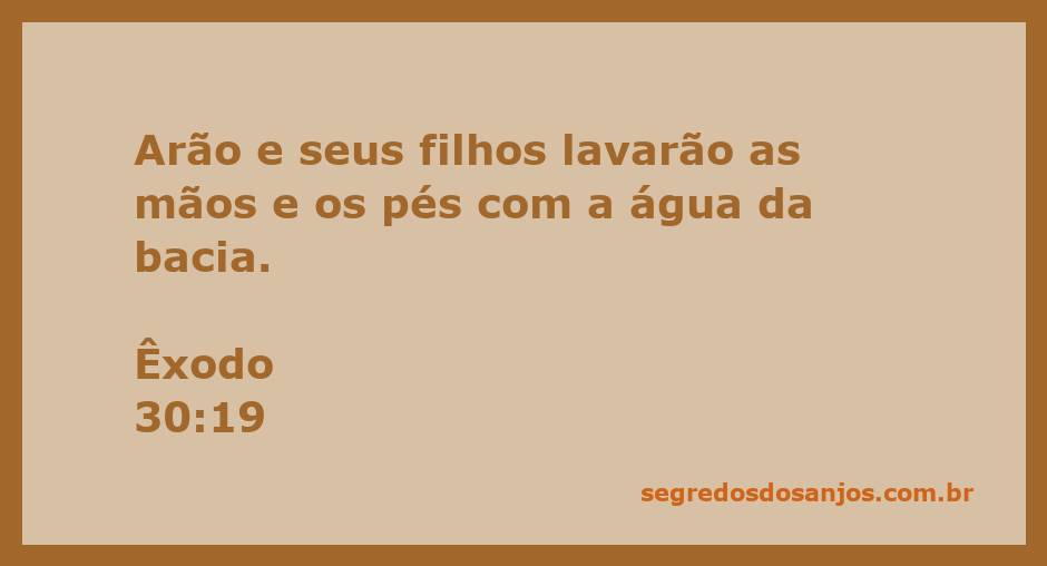 Arão e seus filhos lavando as mãos e os pés na bacia, simbolizando purificação e preparação para o serviço sagrado.