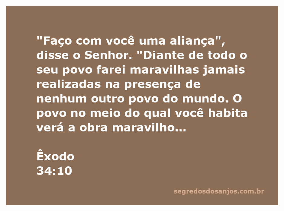 Imagem representativa da aliança de Deus com o povo de Israel, simbolizando maravilhas e promessas.