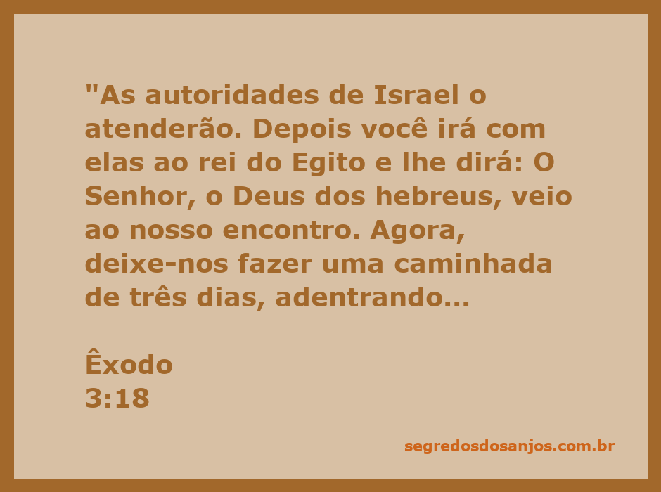 Moisés conversando com as autoridades de Israel sobre a libertação do povo hebreu.