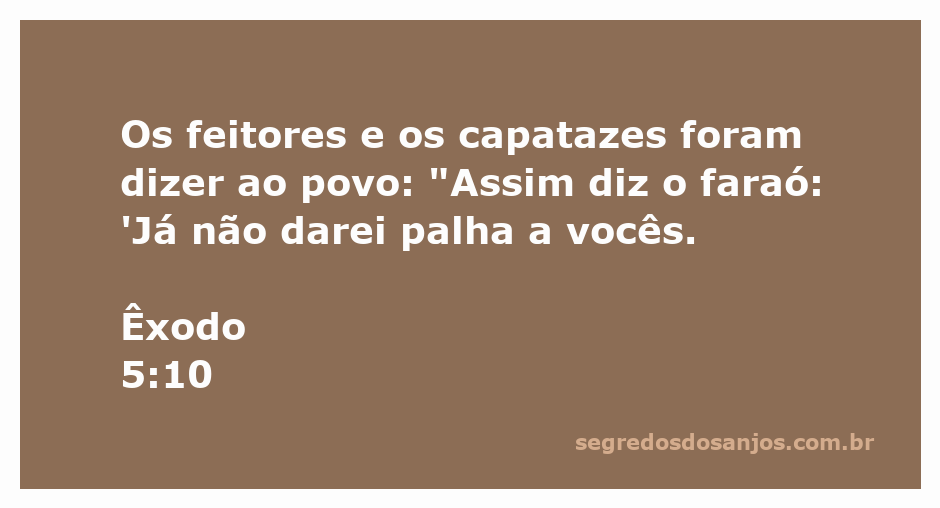 Ilustração dos feitores e capatazes comunicando a mensagem do faraó ao povo hebreu.