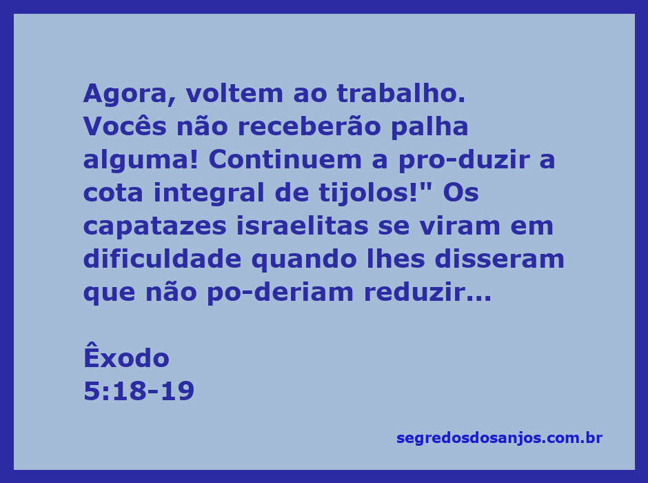 Capatazes israelitas enfrentando dificuldades na produção de tijolos sob pressão egípcia.