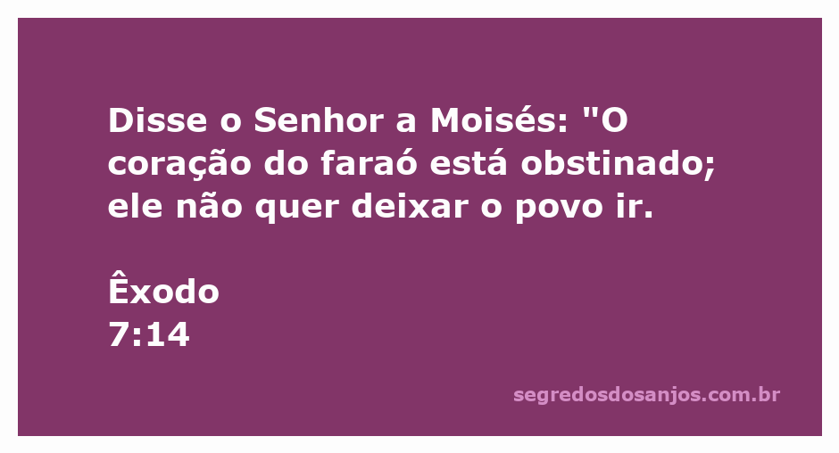 Moisés diante do faraó, representando a obstinação do coração do governante em deixar o povo de Israel ir.